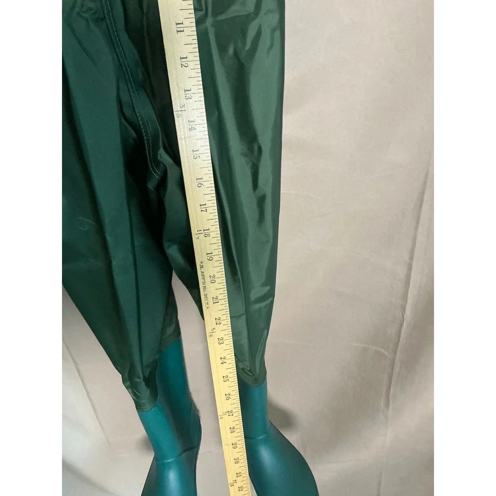 Trudave Chest Waders Kids Size 6/7 Green New Waterproof Fishing Boots Suspenders